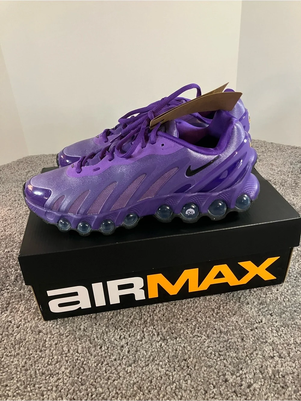 Nike Air Max Dn8 Wild Grape Purple HF5509-500 Dynamic Running Shoe Size 10.5 NIB